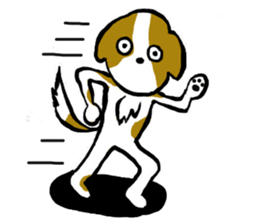 Nice dog sticker #10410318