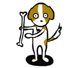 Nice dog sticker #10410324