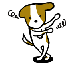 Nice dog sticker #10410327