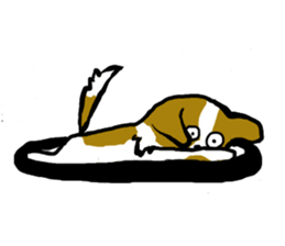 Nice dog sticker #10410328