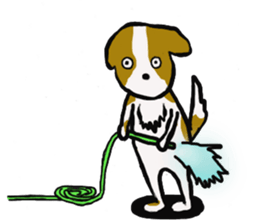 Nice dog sticker #10410329