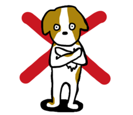 Nice dog sticker #10410342