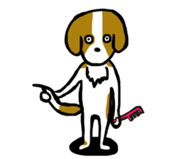 Nice dog sticker #10410347