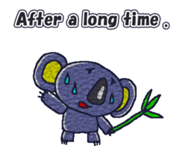 Shy Eucalyptus -kun(English) sticker #10411834