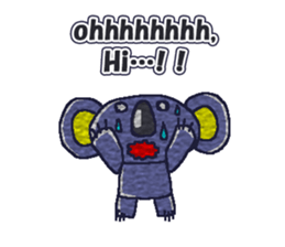 Shy Eucalyptus -kun(English) sticker #10411835