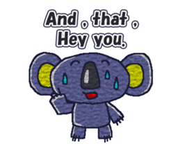 Shy Eucalyptus -kun(English) sticker #10411837