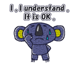 Shy Eucalyptus -kun(English) sticker #10411842