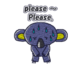 Shy Eucalyptus -kun(English) sticker #10411848