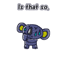 Shy Eucalyptus -kun(English) sticker #10411850