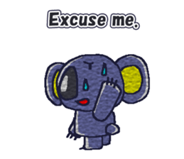 Shy Eucalyptus -kun(English) sticker #10411851