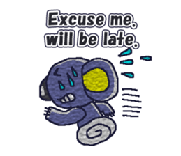 Shy Eucalyptus -kun(English) sticker #10411856