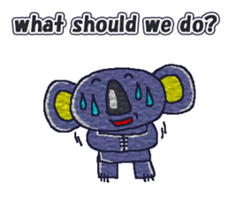 Shy Eucalyptus -kun(English) sticker #10411858