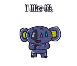 Shy Eucalyptus -kun(English) sticker #10411864
