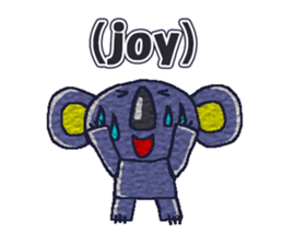 Shy Eucalyptus -kun(English) sticker #10411866