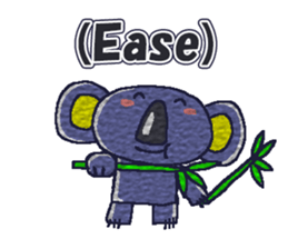 Shy Eucalyptus -kun(English) sticker #10411869