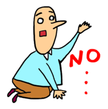 Mr. Bold in the Office sticker #10412315