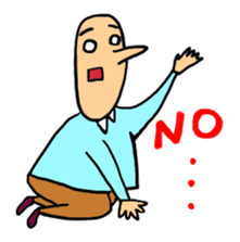 Mr. Bold in the Office sticker #10412315