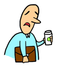 Mr. Bold in the Office sticker #10412320