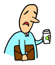 Mr. Bold in the Office sticker #10412320