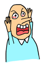 Mr. Bold in the Office sticker #10412330