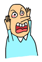 Mr. Bold in the Office sticker #10412330