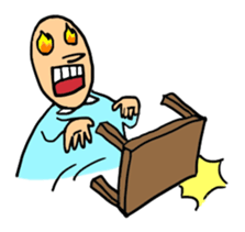 Mr. Bold in the Office sticker #10412331