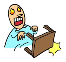 Mr. Bold in the Office sticker #10412331