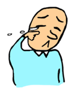 Mr. Bold in the Office sticker #10412333