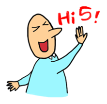 Mr. Bold in the Office sticker #10412341