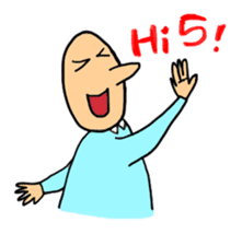 Mr. Bold in the Office sticker #10412341