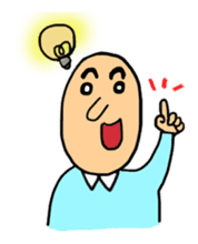 Mr. Bold in the Office sticker #10412342