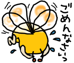 Heartwarming butterfly sticker #10413023