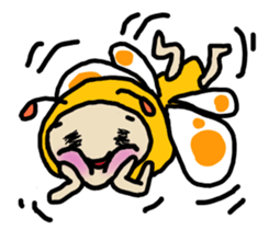 Heartwarming butterfly sticker #10413030