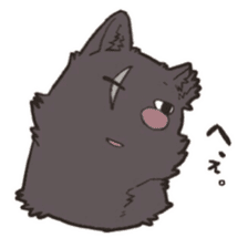 Cute wolf family sticker #10413596