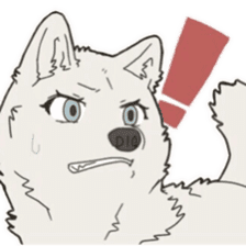 Cute wolf family sticker #10413602