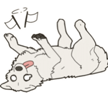 Cute wolf family sticker #10413604