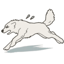 Cute wolf family sticker #10413610