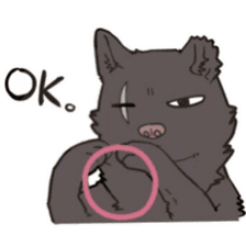 Cute wolf family sticker #10413619