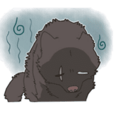 Cute wolf family sticker #10413625