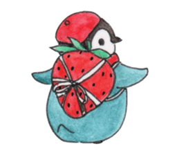 cute penguin MOCHI!!!! sticker #10413723