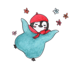 cute penguin MOCHI!!!! sticker #10413725