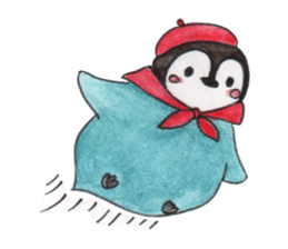 cute penguin MOCHI!!!! sticker #10413727