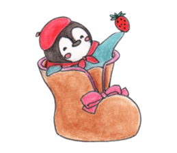 cute penguin MOCHI!!!! sticker #10413733