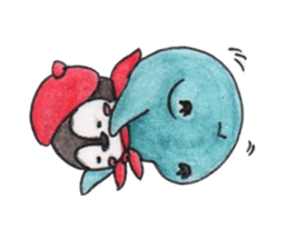 cute penguin MOCHI!!!! sticker #10413735