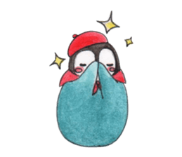 cute penguin MOCHI!!!! sticker #10413749