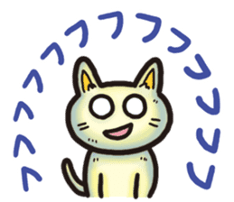 Sticker of laugh cat sticker #10414919