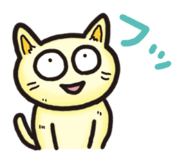 Sticker of laugh cat sticker #10414921