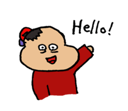 School boys. sticker #10415239