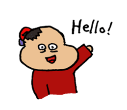 School boys. sticker #10415239