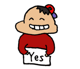 School boys. sticker #10415240